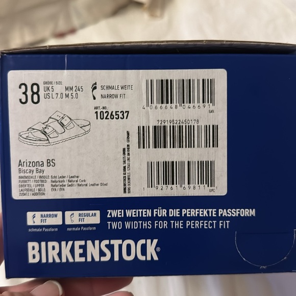 Brand New Birkenstock Turquoise 38 - Picture 7 of 8